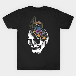 Snowboard skull T-Shirt